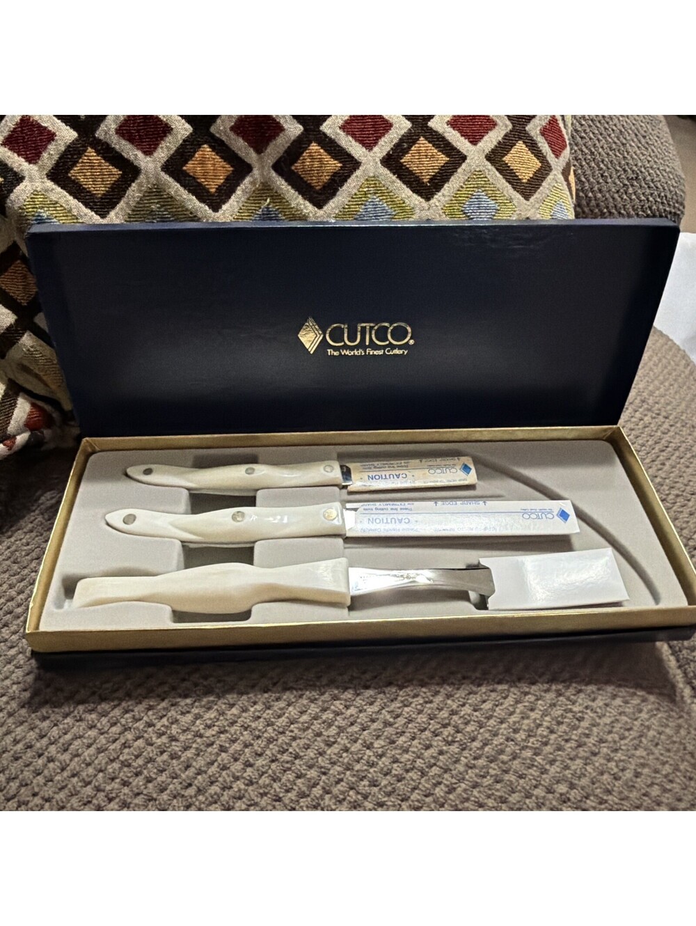 Cutco 1830W carving, Preparing Knife, Shredding Knife, and Two-Prong Fork